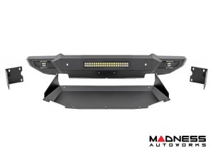 Dodge Ram 1500 Front Bumper - High Clearance - w/ LED Lights and Skid Plate - No Tow Hooks